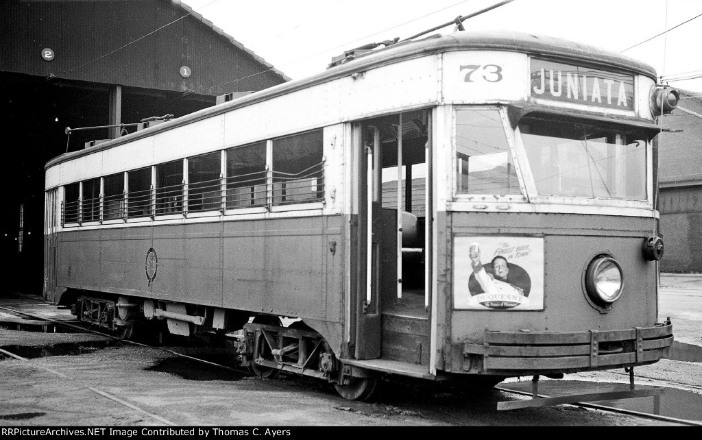 Altoona & Logan Valley #73, c. 1941